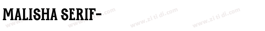Malisha Serif字体转换